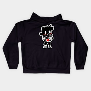 shameful zombie boy. Kids Hoodie